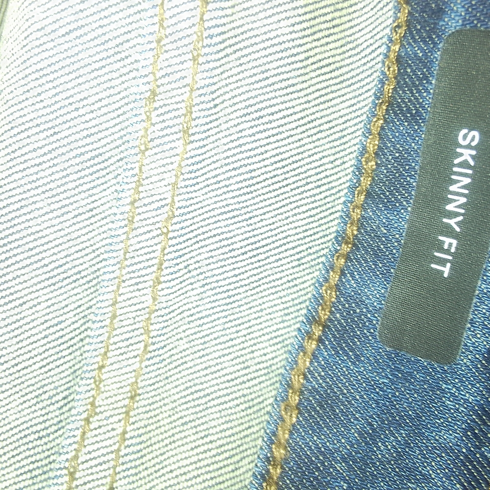 Distressed Dark Blue‎ Judy Blue High Rise Skinny Fit Jeans Size 15/32 - Picture 14 of 16